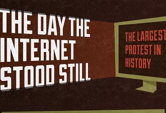 The Day The Internet Stood Still [Infographic] #SOPA