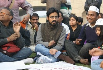 Hunger strike of Aseem Trivedi and Alok Dixit from Save Your Voice