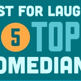 Because A Real Laugh Is Very Rare These Days: 5 Top Comedians #Infographic