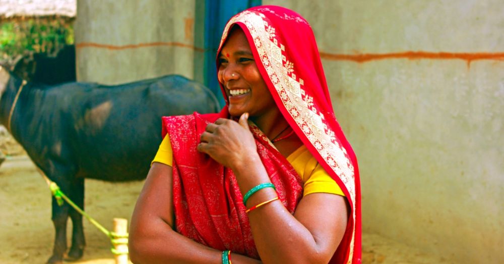 Woman in rural India